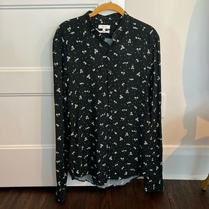 Reiss long sleeve button down shirt, small, slim fit.